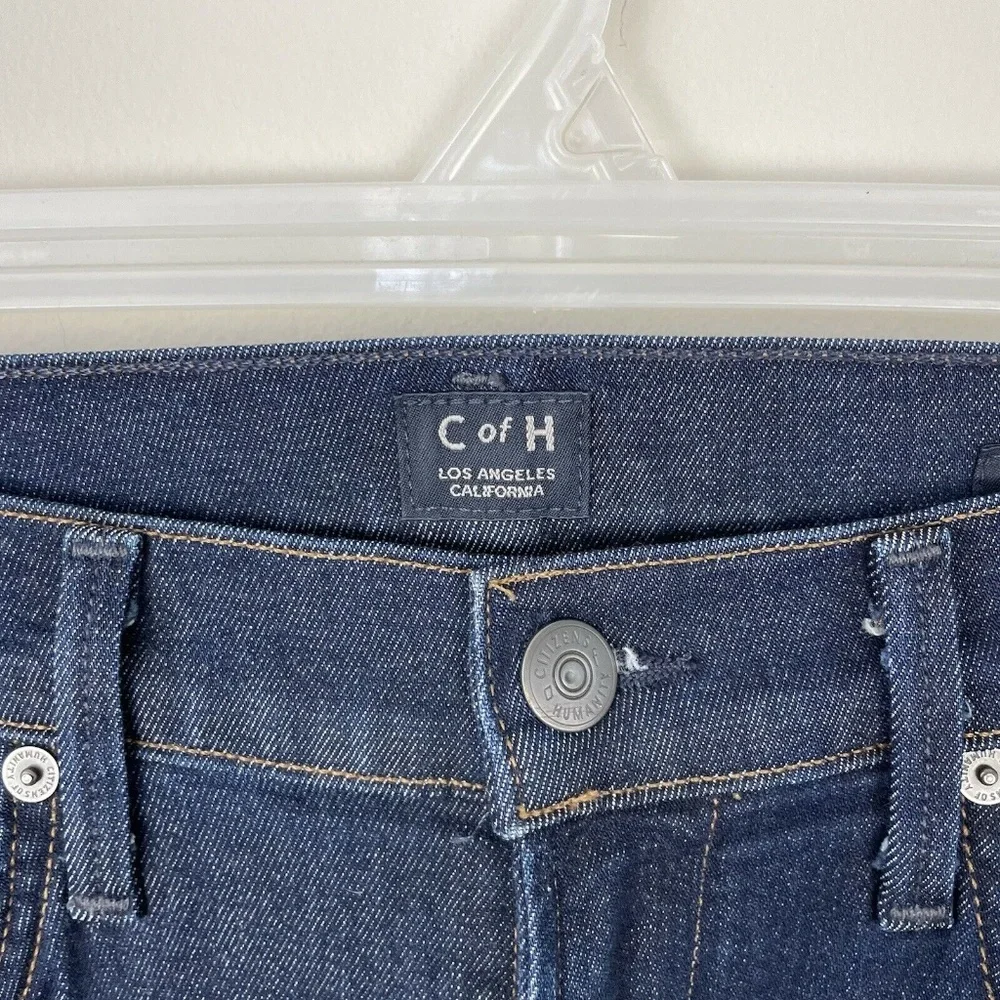 Citizens Of Humanity Rocket High Rise Skinny Jeans Size 25 Dark Wash Stretch